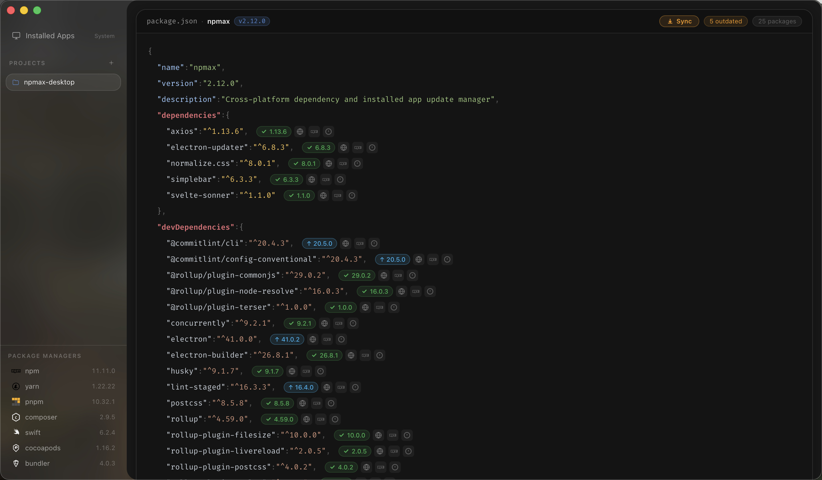 npMax Project Workspace